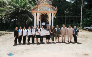 เข้าร่วมพิธีฌาปนกิจศพ ณ บ้านหัวช้าง ต.โสมเยี่ยม อ.น้ำโสม จ.อุดรธานี
